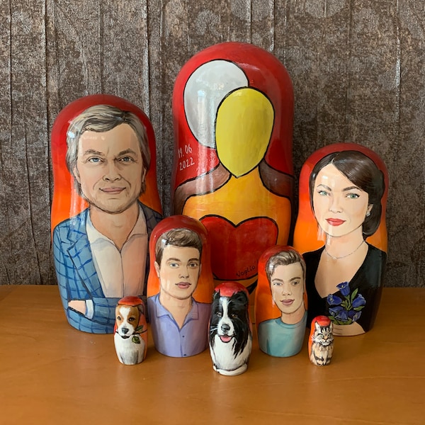 Custom Nesting Dolls Etsy UK