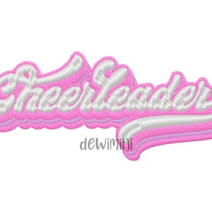 Cheer Machine Embroidery Design, Cheer Leader Embroidery Design, Cheer Embroidery Design, Embroidery Designs, Machine Embroidery, 5 Sizes