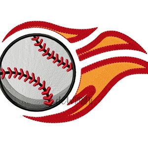 Baseball Machine Embroidery Design, Baseball Embroidery Design, Baseball Sports Embroidery Design, Machine Embroidery,Baseball Ball, 5 Sizes