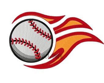 Baseball Machine Embroidery Design, Baseball Embroidery Design, Baseball Sports Embroidery Design, Machine Embroidery,Baseball Ball, 5 Sizes
