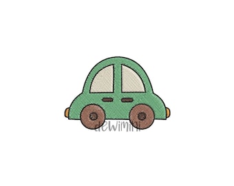Toy Car Embroidery Design, Baby Machine Embroidery (Digital Download)