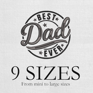 Father Embroidery Designs, Dad Embroidery Machine File, mini dad embroidery, Fathers Day Hat Design Embroidery, Funny Dad Dst Pes Files