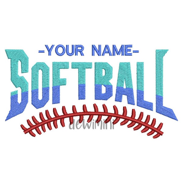 Softball Design Etsy