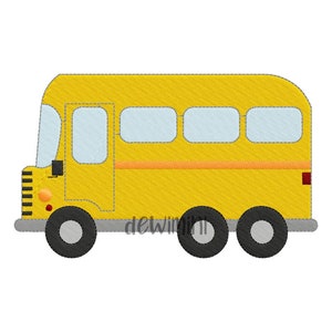 Può includere: Un autobus scolastico giallo con strisce nere, un fanale posteriore rosso e tre ruote nere.