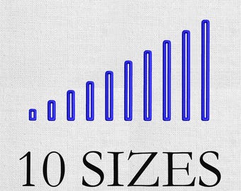 Rectangular Buttonholes embroidery design. Machine embroidery design. Buttonholes mini Embroidery. Button design. Sewing embroidery
