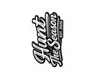 Hunt The Season sticker | Kiss-Cut Vinyl Decal