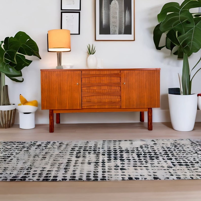 Mid-century german sideboard walnut 1960s image 1