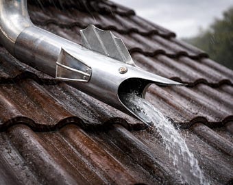 Gargoyle per grondaia in zinco fatto a mano | Uscita grondaia decorativa | Gargoyle per grondaia in zinco fatto a mano | Ornamento per facciata esterna