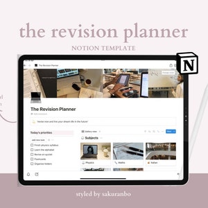 Modello di pianificazione di revisione estetica, Nozione a tema That Girl, Pianificazione per iPad per studenti, Pianificazione universitaria digitale Clean Girl, Calendario degli esami GCSE