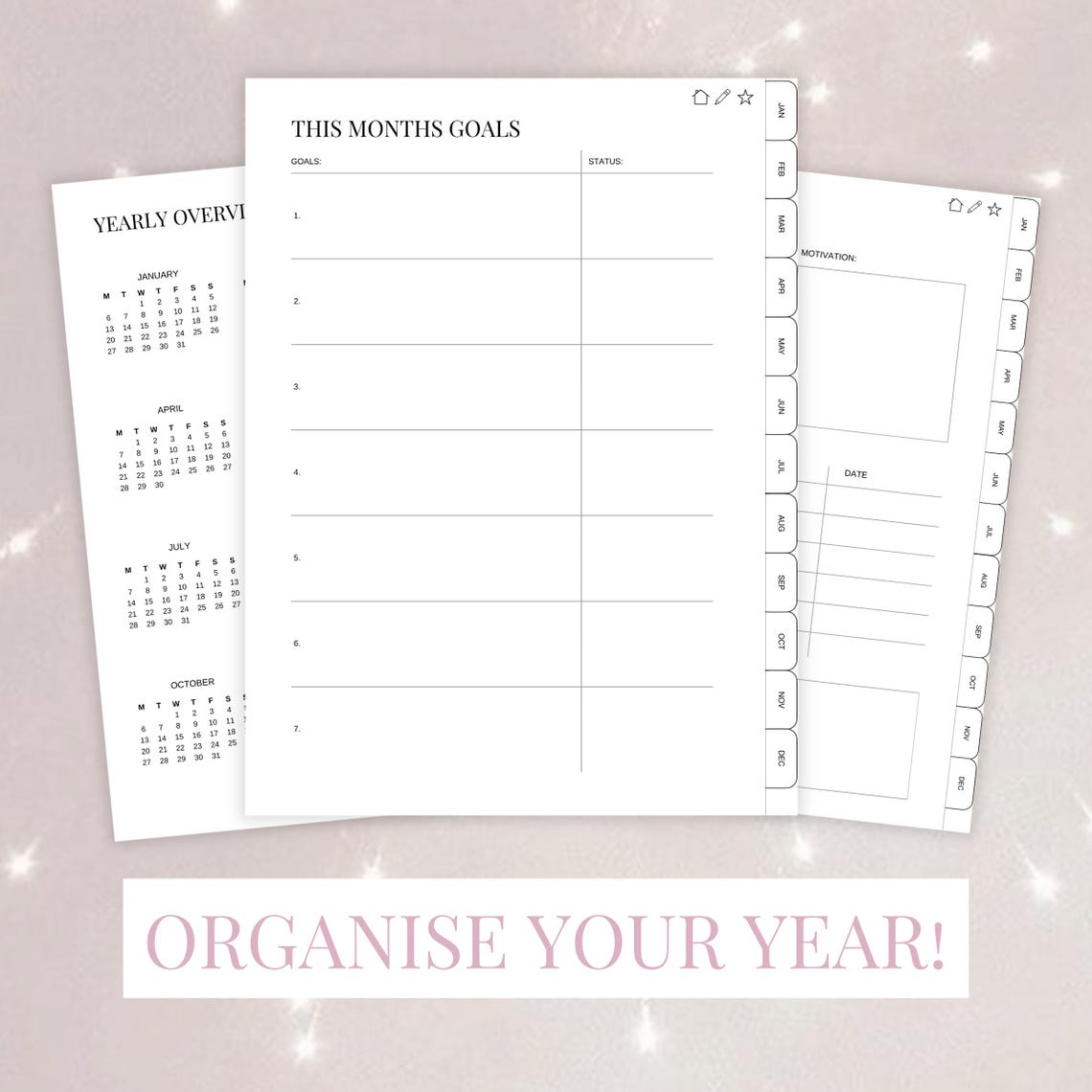20252026 It Girl Aesthetic Planner That Girl iPad Planner for