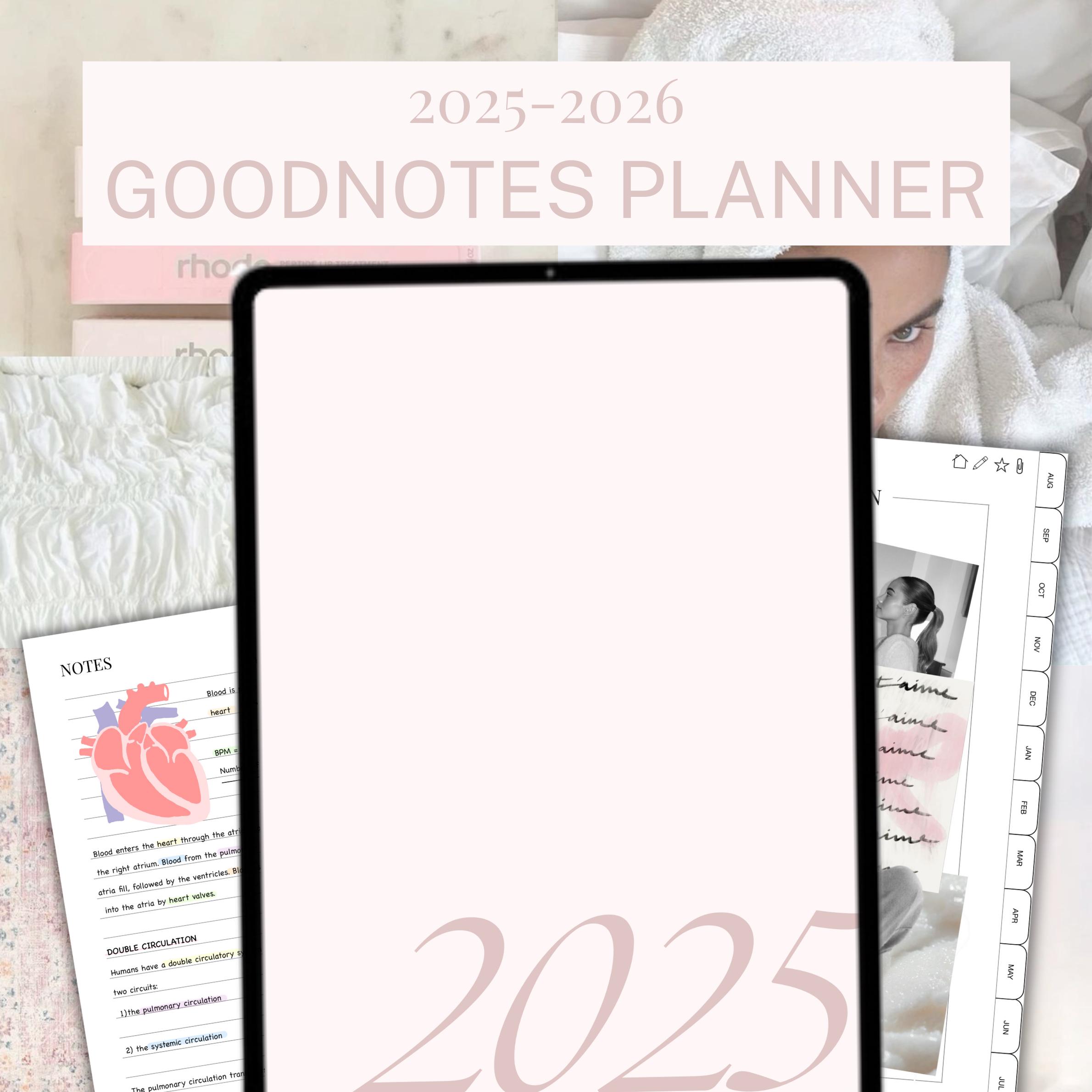 20252026 It Girl Aesthetic Planner That Girl iPad Planner for
