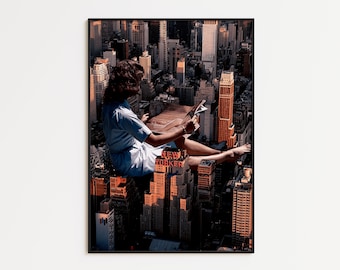 New York Print, New York Poster, Vintage Wall Art, New Yorker Print, New York Gift, City Art, New York Retro Art Print