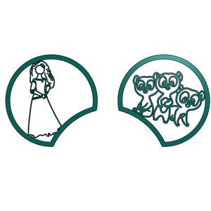 Merida e i tre orsi Brave Mickey Ears File di stampa 3D
