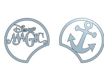 Magisch DCL-cruiseschip Mickey Ears 3D-afdrukbestand