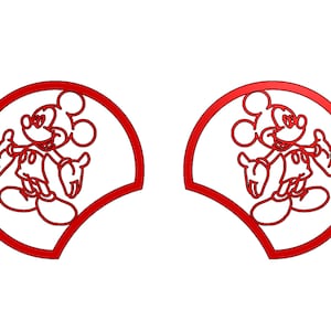 Mickey Mouse Mickey Ears 3d Print File