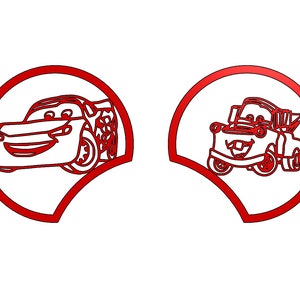 Lightning McQueen and Mater Mickey Ears 3D Print File