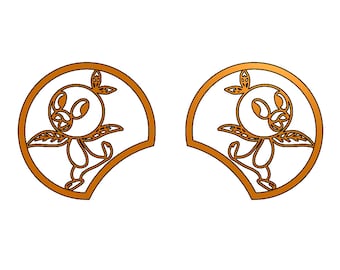 Oranje vogel Mickey oren 3D printbestand