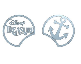 Treasure DCL-cruiseschip Mickey Ears 3D-afdrukbestand