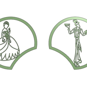 Fichier d&#39;impression 3D oreilles de Mickey Tiana et Facilier Princess Voodoo
