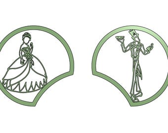Tiana and Facilier Princess Voodoo Mickey Ears 3d Print File