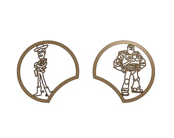 Toy Story Woody en Buzz Mickey Ears 3D-afdrukbestand