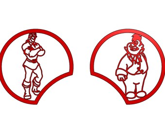 Gaston en LeFou Mickey Ears 3D-afdrukbestand