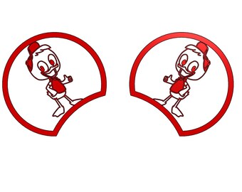 Huey Duck Mickey Ears 3D-afdrukbestand