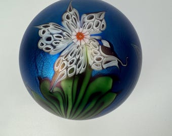 Orient & Flume Art Glass Paperweight 1977 - Etsy