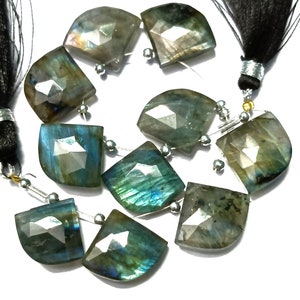 Labradorite Gemstone Briolette, 10 Pieces Matched Pairs, Size- 13x18 MM Approx, Extremely Rare Gemstone, Best item for jewelry making