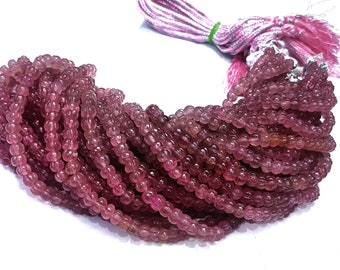 Carving Pink Strawberry Melon shape, Pink Strawberry Briolette beads, size 7 - 8mm, 8 inch, wholesale price, unique item for jewelry making.