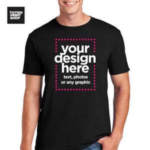 Personalized t-shirt with your design, logo, text or photograph