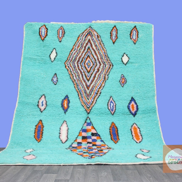 Turquoise Rug - Etsy