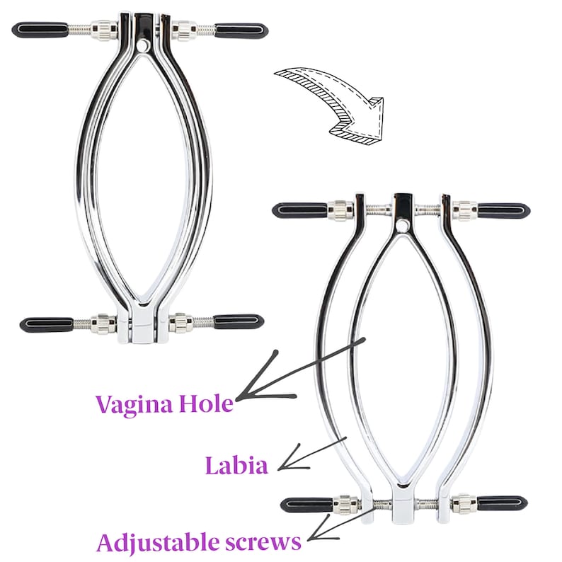 Labia Spreader Discreet Shippingclitorial Spreaderpussy Etsy UK
