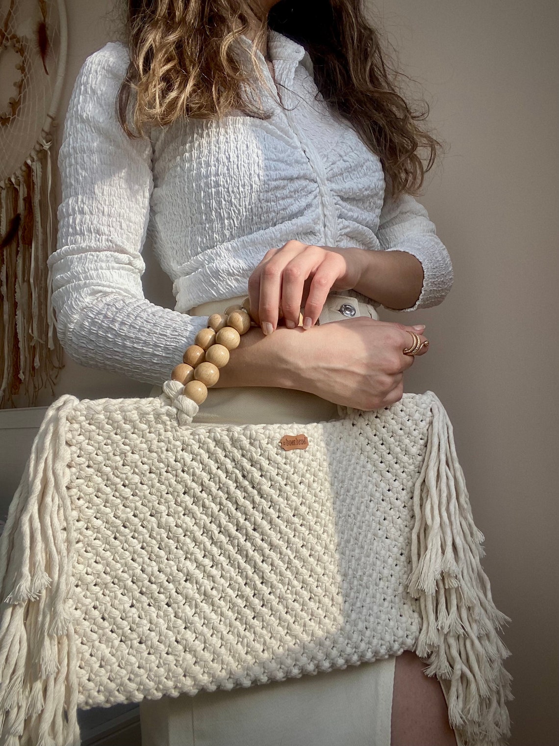 Macrame Large Bag, Macrame Luxury Bag, Bohemian Bag, Gift for Her