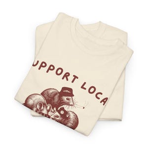Maglietta Riddim - supporta i ratti riddim locali - merchandising EDM - maglietta rave - abbigliamento rave divertente immagine 5