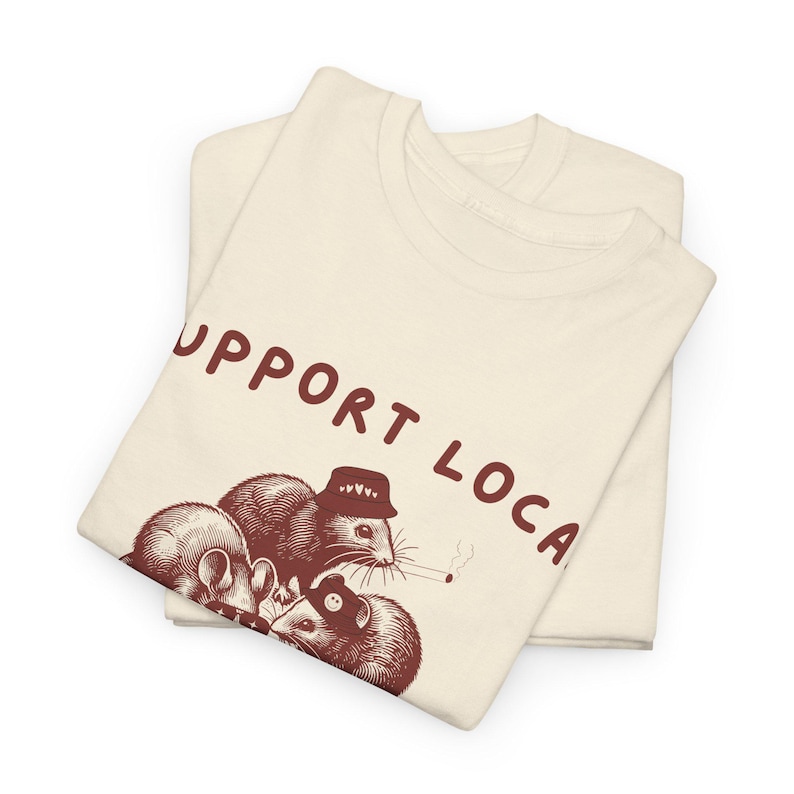 Maglietta Riddim - supporta i ratti riddim locali - merchandising EDM - maglietta rave - abbigliamento rave divertente immagine 5