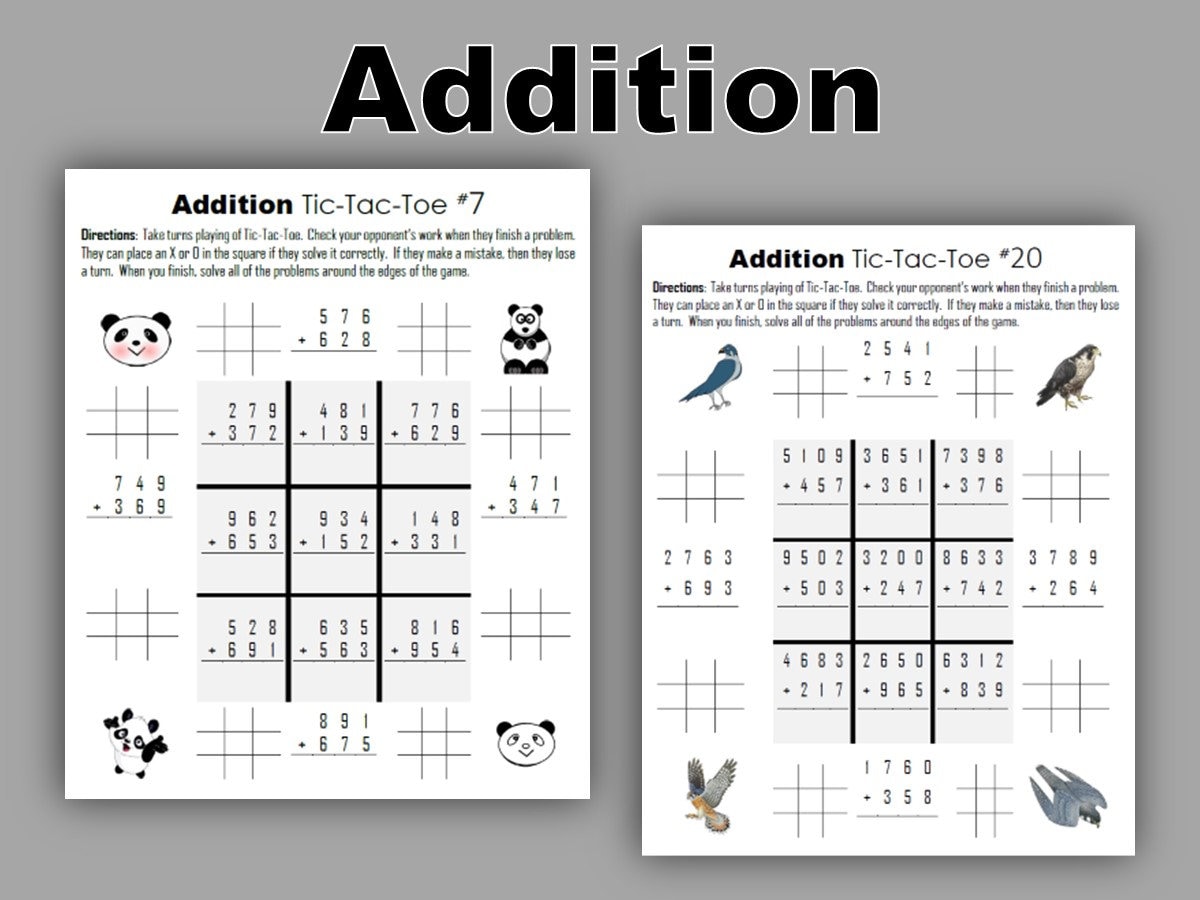 Multiplication Tic-Tac-Toe - Math For Love