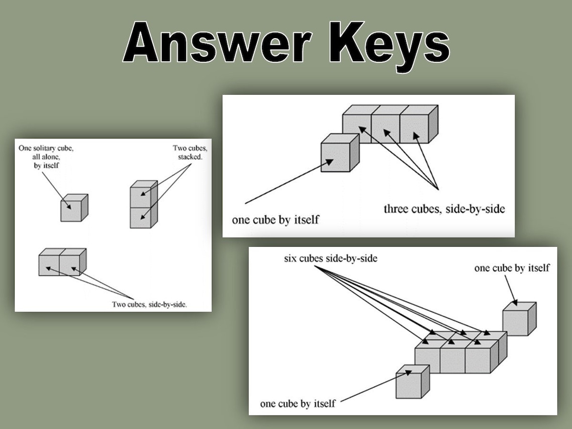 HOW MANY CUBES - Math Worksheets, Geometry, Homeschool, Daycare ...