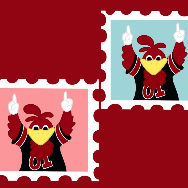 UofSC Cocky Stamp