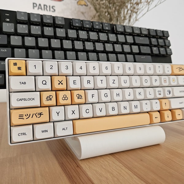 2-fach Tastaturhalter | Minimalistisches Design | Mechanische Tastatur | Dekoration | Ständer für zwei Tastaturen | Gaming Zubehör