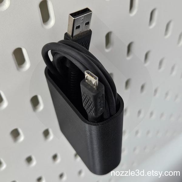 USB Kabel Pod für IKEA Skadis | Kabel sortieren | IKEA Skadis Zubehör | Ladekabel sortieren und aufräumen | Usb Kabel ordnen | Uppspel