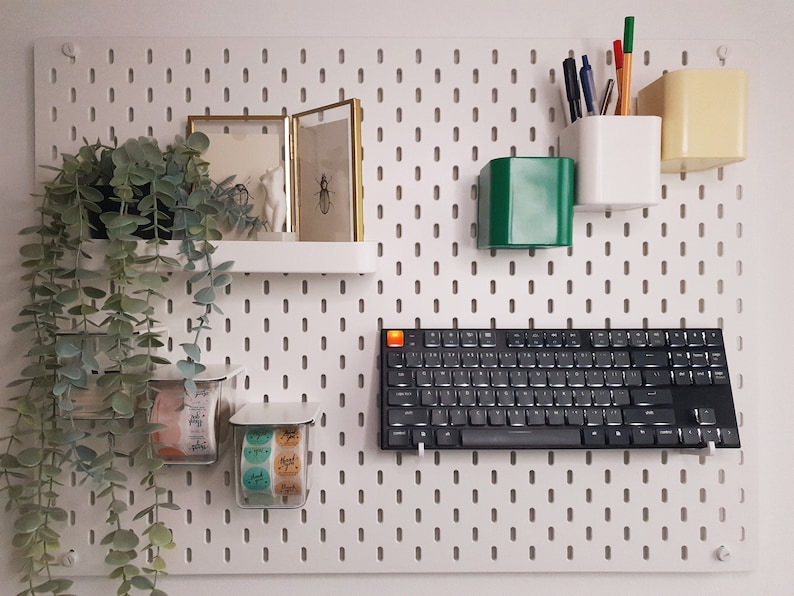 Compact Keyboard Holder for IKEA Skadis Bundles Skadi's Accessories