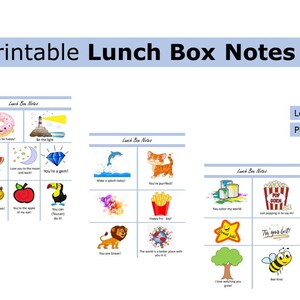 Printable Christmas Lunch Box Notes | Lunch Box Notes V | US letter size print at home worksheet, lunch, kids