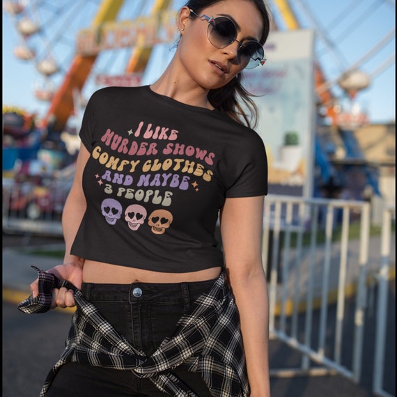 halloween cropped t shirt