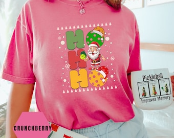 Funny Pickleball Santa Shirt, Christmas Tee