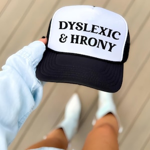 Gorra de camionero personalizada Dyslexic & Hrony