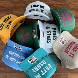 Golf Sayings Custom Trucker Hat, Golf Bachelorette Party Hats bild 4