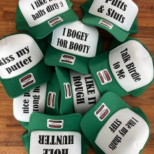 Golf Sayings Custom Trucker Hat, Golf Bachelorette Party Hats bild 3