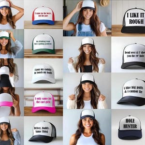 Golf Sayings Custom Trucker Hat, Golf Bachelorette Party Hats bild 7