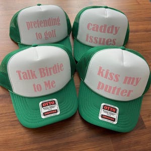 Golf Sayings Custom Trucker Hat, Golf Bachelorette Party Hats bild 8